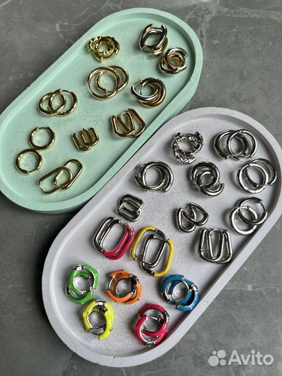 Серьги когно в ассортименте