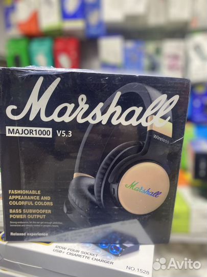 Беспроводные наушники marshall major