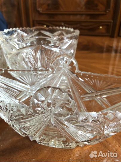 Салатник хрустальный