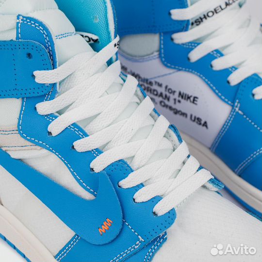 Кроссовки Nike Air Jordan 1 UNC x Off-White 22837