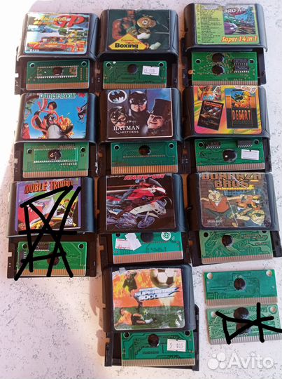 Катриджи sega mega drive 2