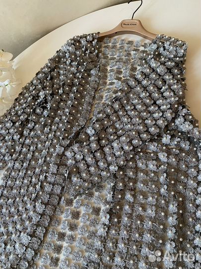 Накидка туника бусины