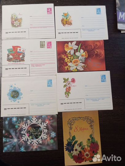 Конверты, открытки СССР