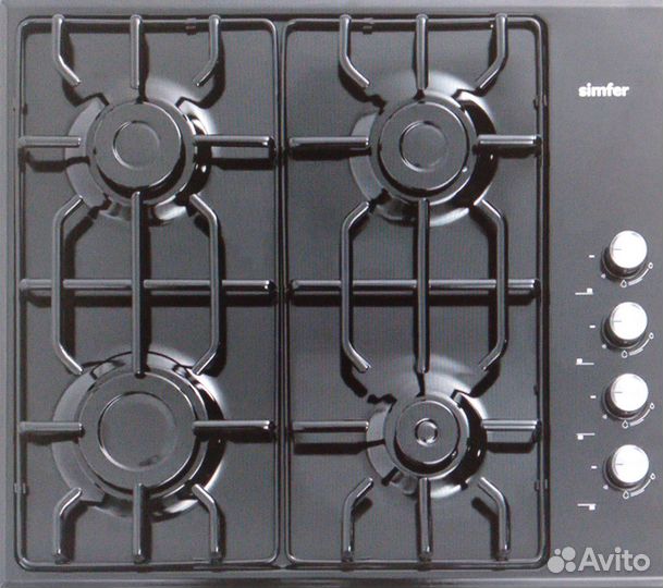 Газовая варочная панель Simfer H60Q40B570