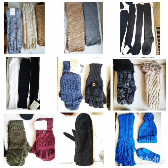 Шарф гетры митенки варежки перчатки