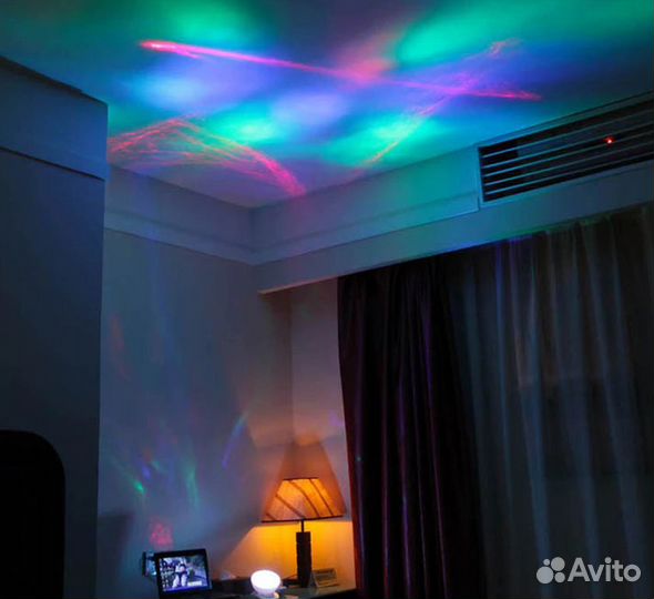 Светильник ночник с колонкой