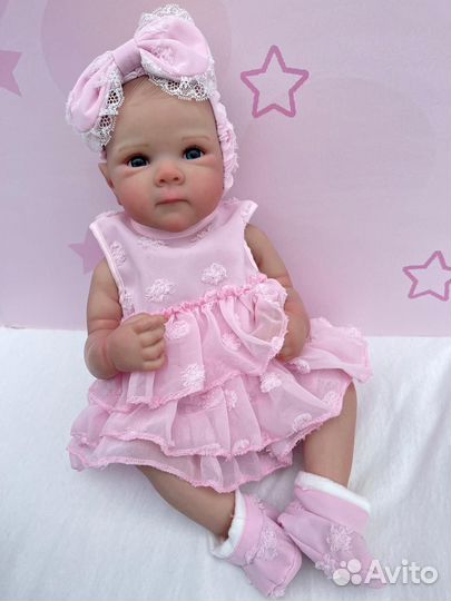 Кукла пупс реборн силиконовая