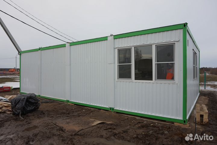 Модульное здание из блок контейнеров / бытовок