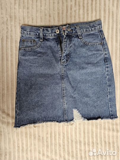 Джинсовая юбка