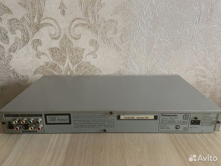 DVD/CD проигрыватель Panasonic