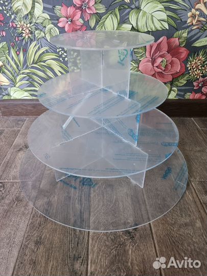 Многоярусная подставка для торта и пирожных акрил