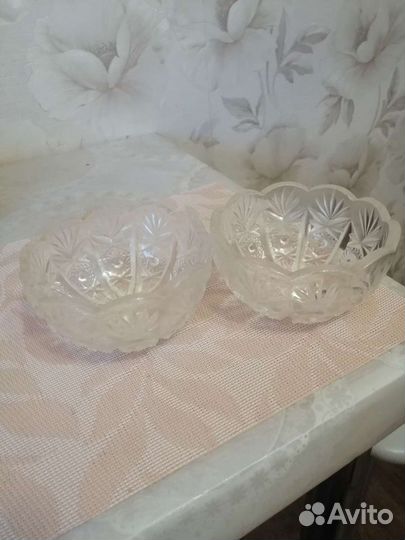 Салатник хрустальный