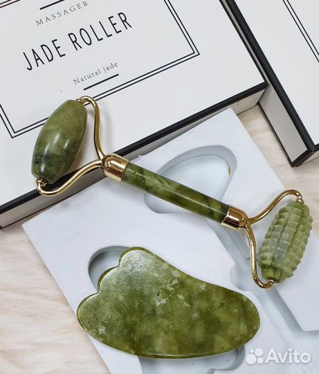 Набор роллер нефритовый