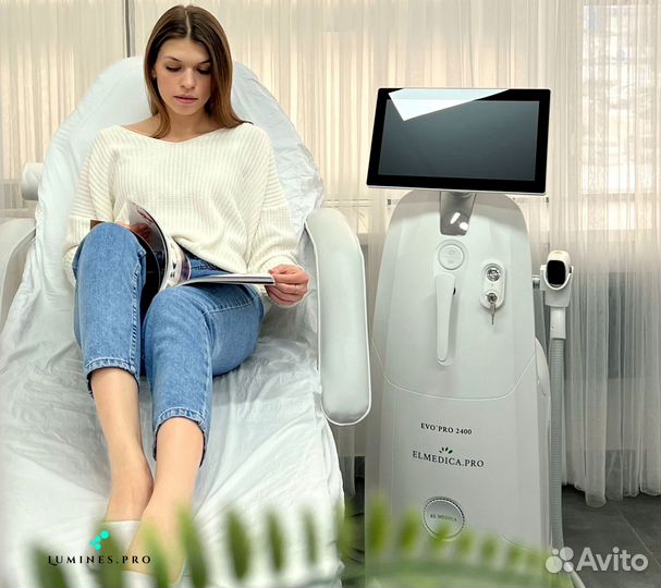 Диодный лазер для эпиляции Люминес’ эвопро 2400вт