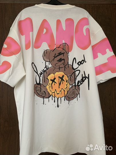 Футболка оверсайз мужская с принтом