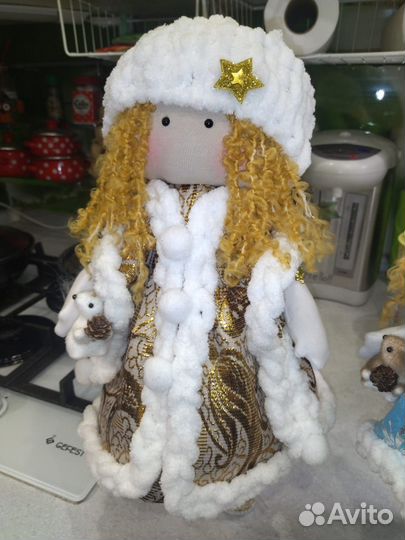 Новогодние куклы ручной работы