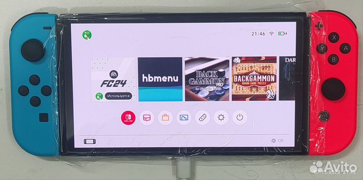 Новая прошитая Nintendo switch oled