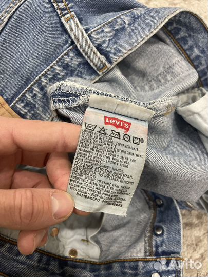 Джинсы levis 501 широкие