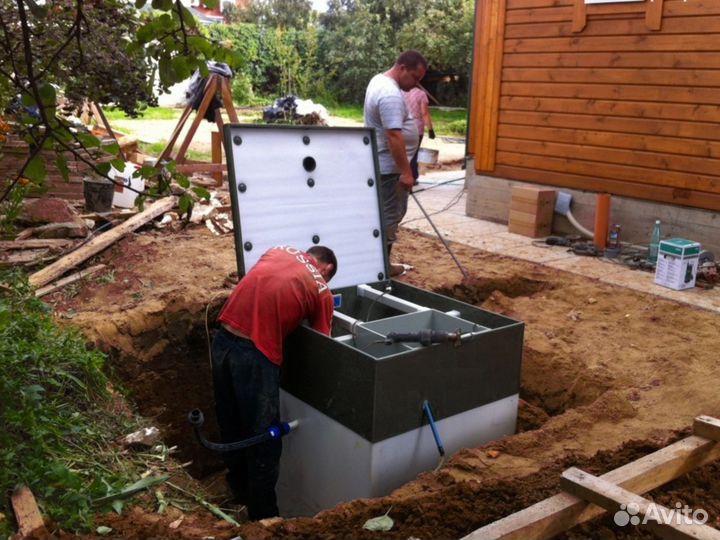 Септик эко Green 3 с переливом