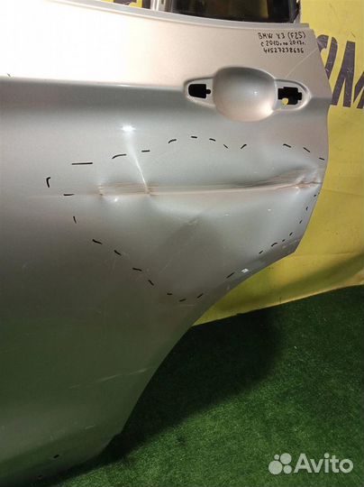 Дверь задняя левая BMW X3 F25 2010