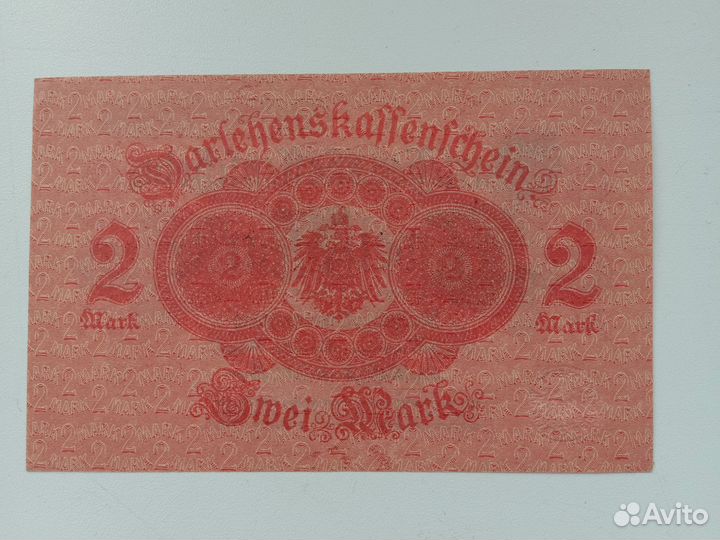 2 марки 1914 год Германия, отличная