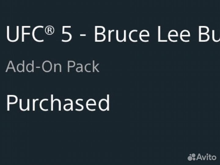 UFC 5 + Bruce Lee Bundle PS5 прокат без диска