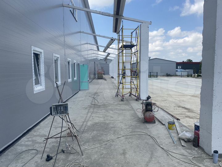 Склад на рампе (пандус), 1500 м²