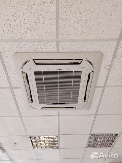 Кассетный кондиционер kentatsu ksvp140/ksun140hfan