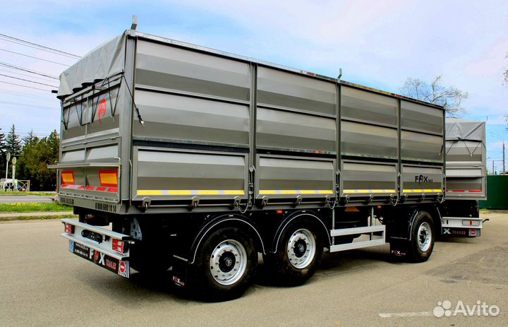 Прицеп зерновоз FOX Trailer Зерновоз-бортовой 3 оси, 2023