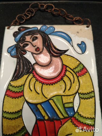 Плакетка эмаль, 