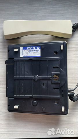 Телефон стационарный VEF TA-12 объявление продам