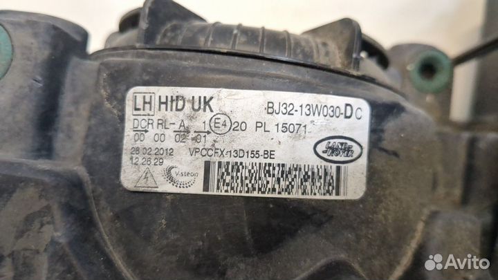 Фара (передняя) Land Rover Range Rover Evoque, 2012