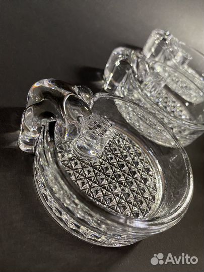 Розетки хрустальные