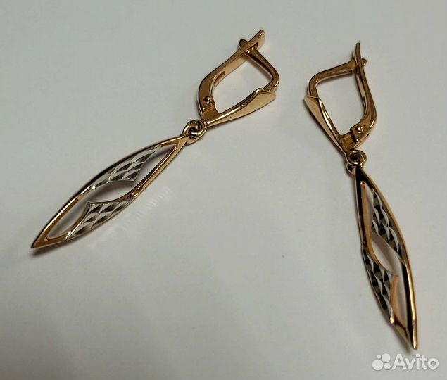 Серьги Золото 585пробы