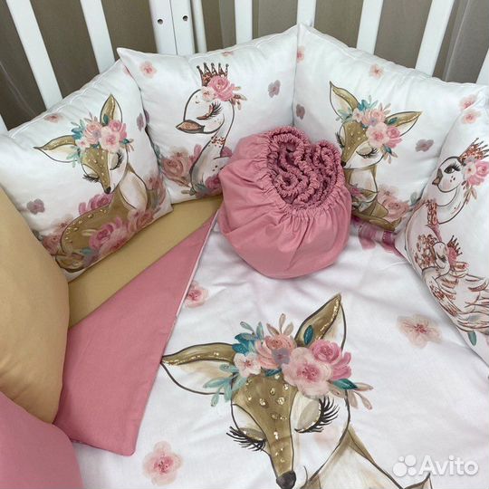 Бортики в детскую кроватку