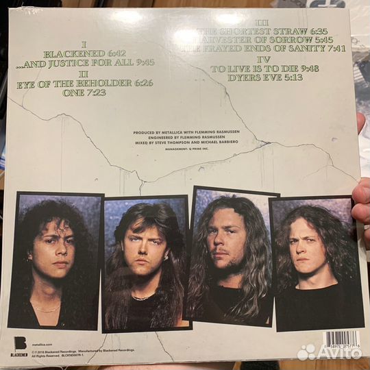 Metallica - подборка винила