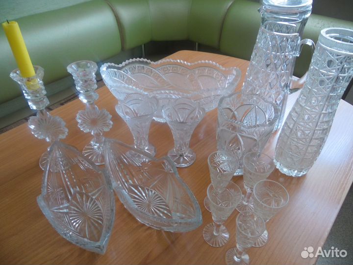 Хрустальная посуда СССР