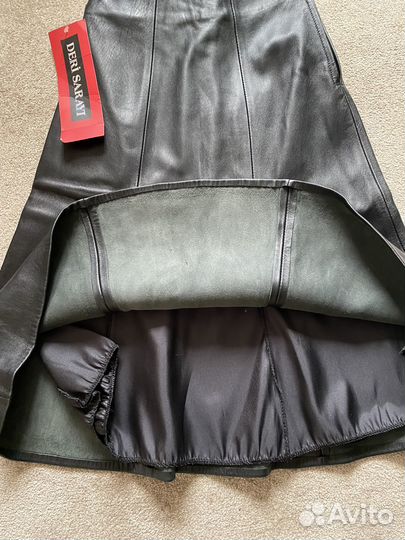 Юбка кожаная годе Deri Saraye