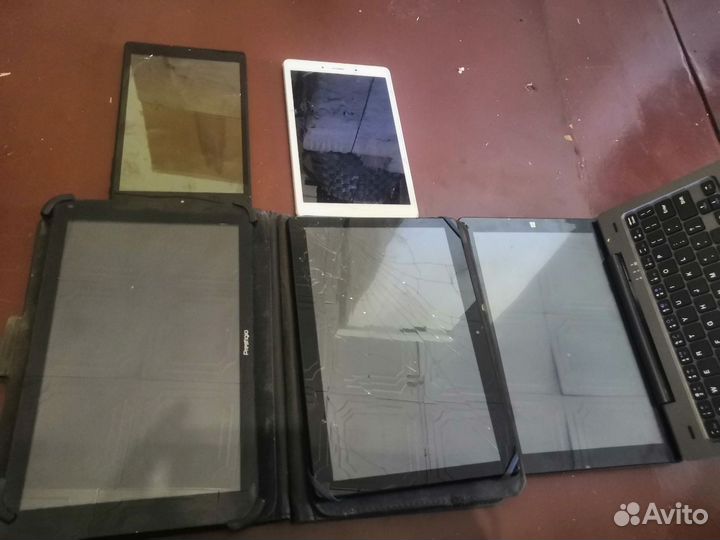 5 планшетов samsung, lenovo, aoson на запчасти