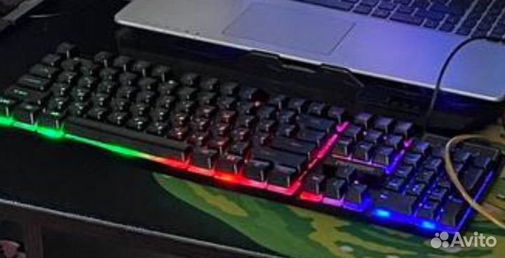 Игровая мембранная клавиатура с подсветкой