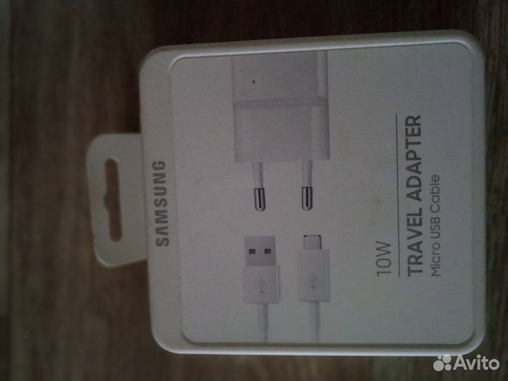 Зарядка континент, самсунг тип микро USB новая