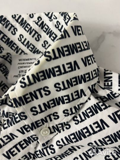 Рубашка vetements оригинал