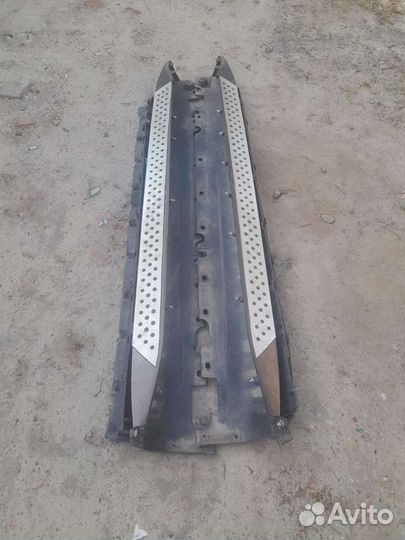 Пороги BMW X5 E70 алюминевые