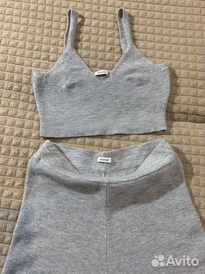 Топ и шорты кашемир