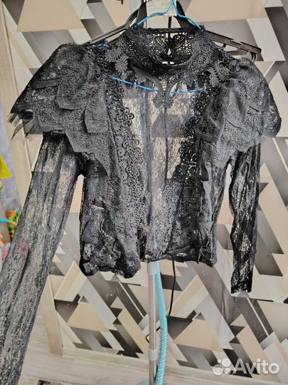 Блузка женская 42 44 черная