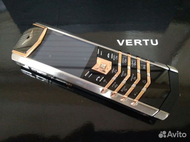 Vertu Signature Gold Black new
