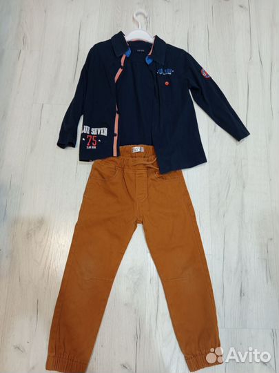 Вещи пакетом на мальчика 110 116