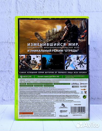 Call Of Duty Ghosts Xbox 360 Диск Лицензия Оригина