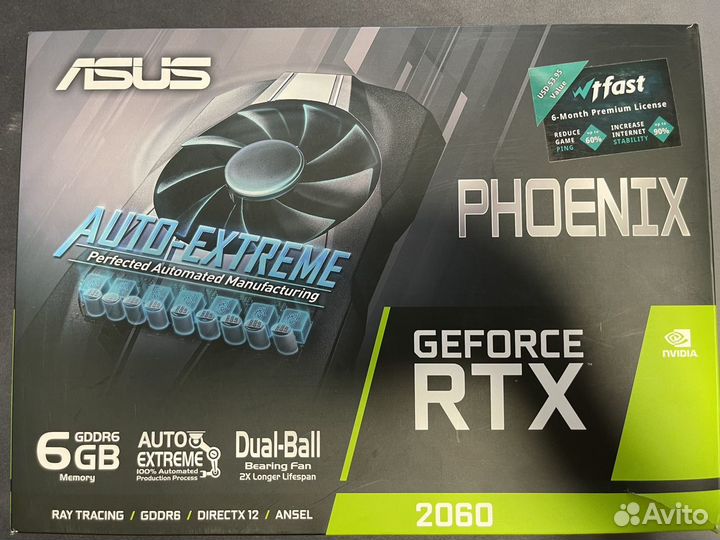 Видеокарта asus phoenix rtx 2060