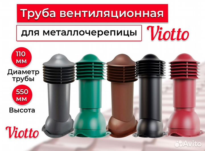 Кровельная вентиляция / Труба вентиляционная